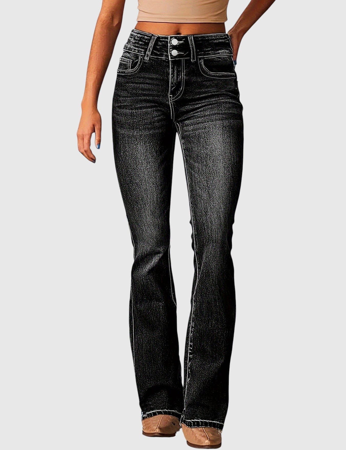 Marylène – Úzké džíny s vysokým pasem