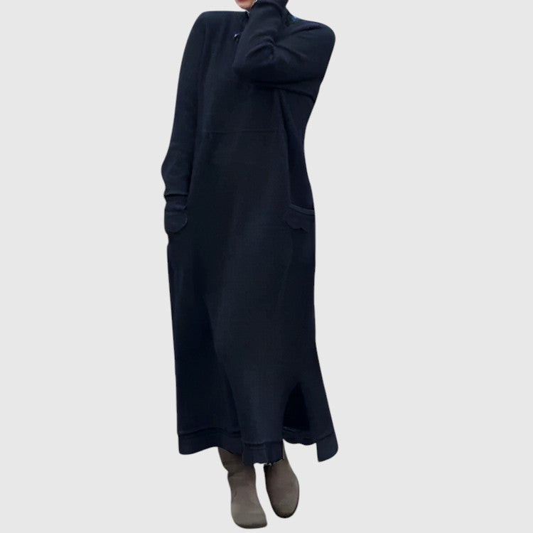 Greta | Teplé a pohodlné zimní šaty s kapsami