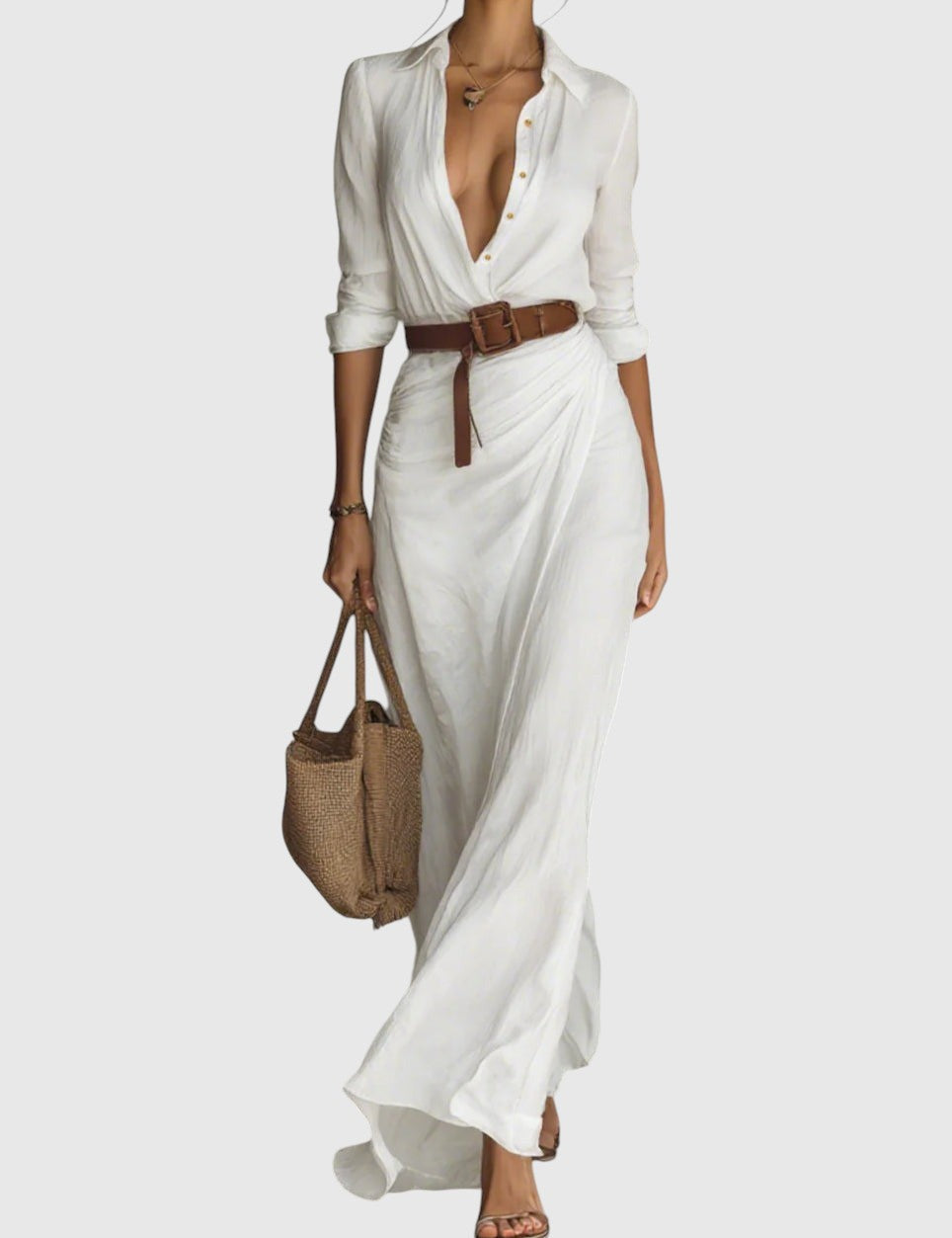 Klara – Šaty s elegantním výstřihem