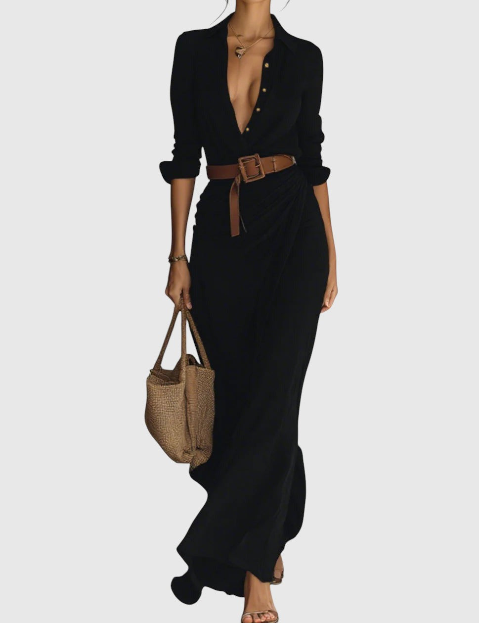 Klara – Šaty s elegantním výstřihem