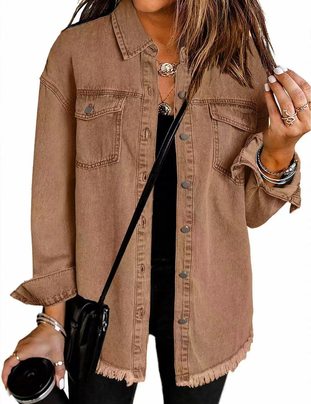 Martina - Džínová košile s knoflíky