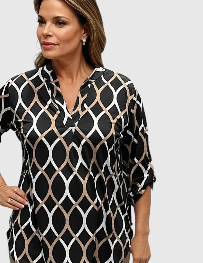 Noor – Halenka s grafickým potiskem