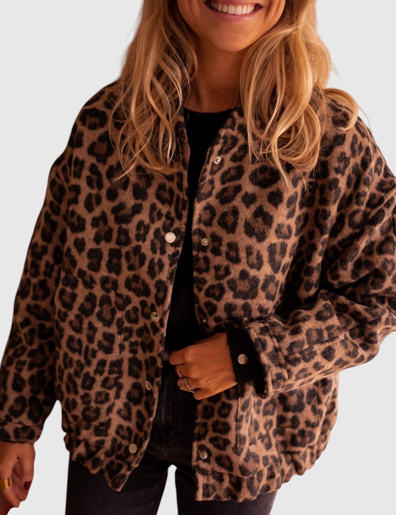 Charlene - Podzimní kabát z kožešiny pro ženy